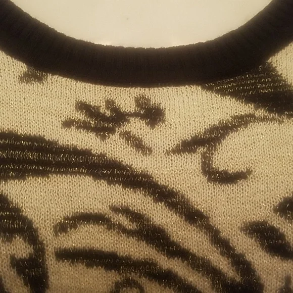 Chico's Sweater with Metallic Threads - Picture 3 of 5